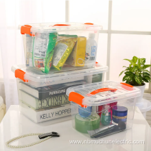 Home clear pp large tote plastic storage box